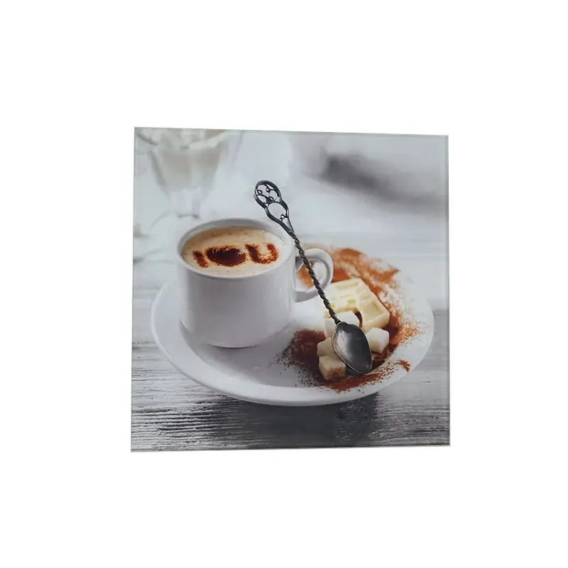 Tablou din sticla, Glas Art, cafea, patrat, 30 x 30 cm | Disponibil acum