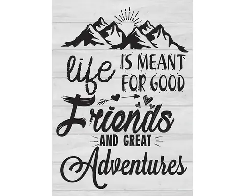 Super preț | Tablou Friends&adventures 50x70 Cm