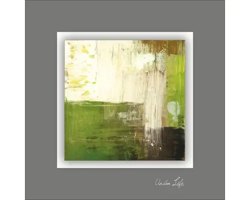 Tablou Metal Green Fields Iii 50x50 Cm - Disponibil