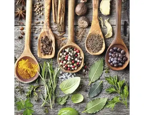Tablou Sticla Herbages On Spoon 20x20 Cm | Comandă rapid