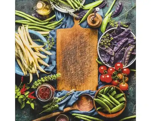 În topul vânzărilor | Tablou Sticla Kitchen Board 20x20 Cm