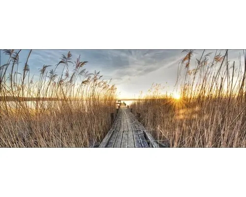 Tablou Sticla Way To The Sun 30x80 Cm - Reducere extra