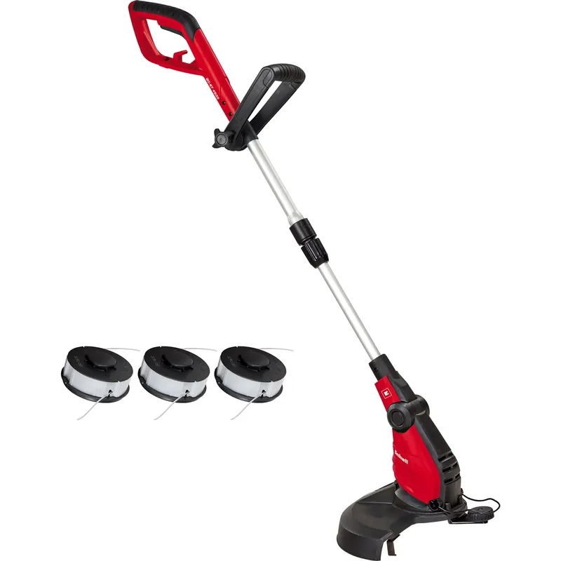 Trimmer de tuns gazon/iarba electric Einhell GC-ET 4530, putere 450 W, maner aluminiu telescopic, diametru taiere 30 cm, contine 3 bobine fir - Se poate comanda