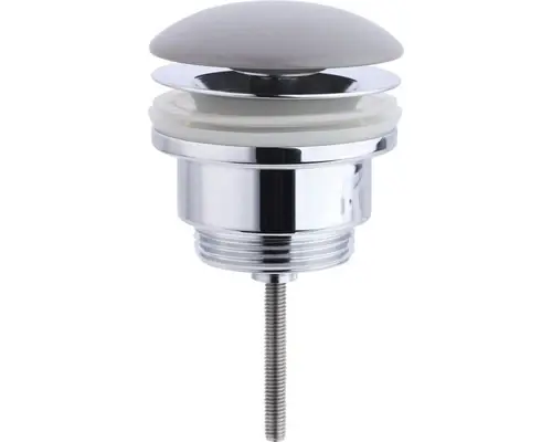 Ventil Fix De Schimb Pentru Lavoar Amion, Cu Capac Ceramic, Gri Mat | Comandă rapid