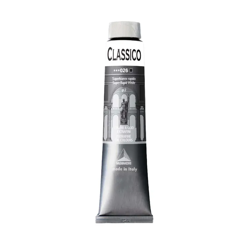 Vopsea in Ulei Classico Maimeri - Super Rapid White - 60 ml | Selecție premium