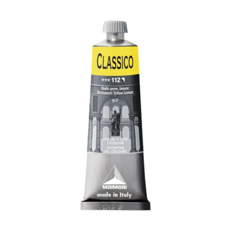 Vopsea in Ulei Classico Maimeri, Permanent Yellow Lemon, 60 ml | Preț atractiv