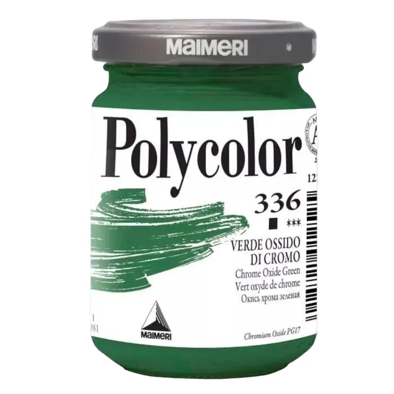 Vopsea vinilica Polycolor Maimeri - Chrome Oxide Green - 140 ml - Livrare expres