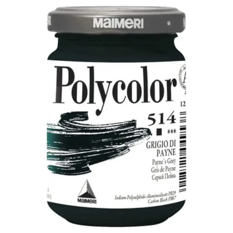 Vopsea vinilica Polycolor Maimeri - Paynes Gray - 140 ml - Profită acum