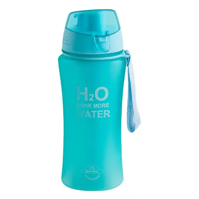 Preț de ofertă | Sticla pentru bauturi cu recipent gheata,plastic,turcoaz,480 ml - OEM