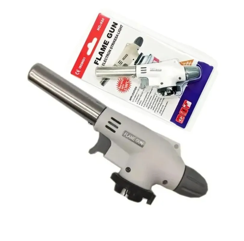 Arzator reincarcabil si portabil pentru flambat, alb,18 cm - KitchenWare | Promoție specială