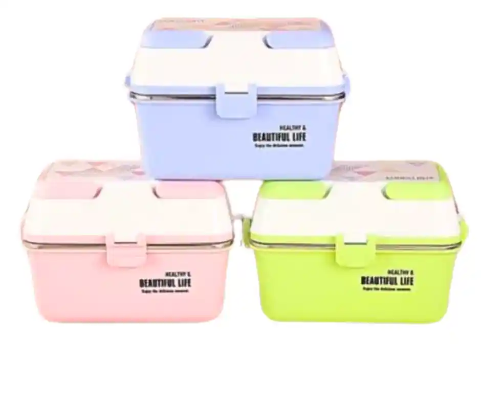 Caserola izoterma cu 3 compartimente, diverse culori, 1200 ml - KitchenWare | Comandă azi