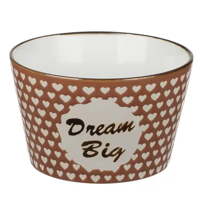 Bol Big Dream inimioare pentru servire,Ceramica,Maro,560 ml - OEM - Cumpără în siguranță