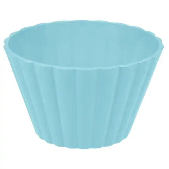 Mini bol pentru servire,plastic,albastru deschis,125 ml - OEM - Selecție premium