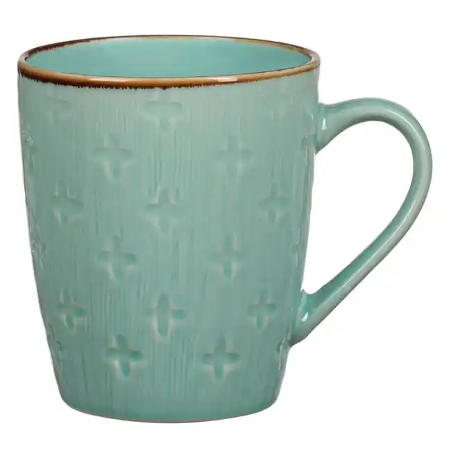 Cana pentru cafea,ceramica,verde menta,385 ml - OEM | Direct de la producător