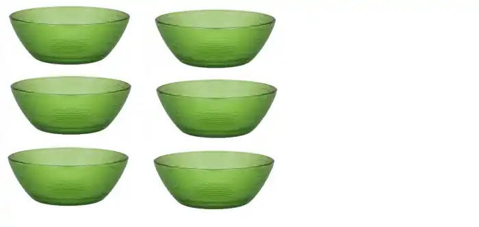 Set 6 boluri servire inghetata, Verde, 340ml - OEM - Cumpără acum