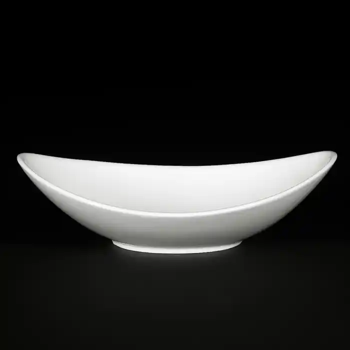 Preț excelent - Salatiera model Barca, Portelan, 24 cm - OEM