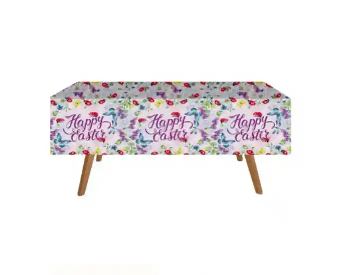 Fata de masa pentru Paste, Design Buburuze, Plastic, 180x120 cm - OEM - Produs premium