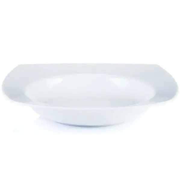 Farfurie patrata adanca pentru servire,portelan,22.5 cm x 22.5 cm,6 bucati/set - Apulum | Economii suplimentare