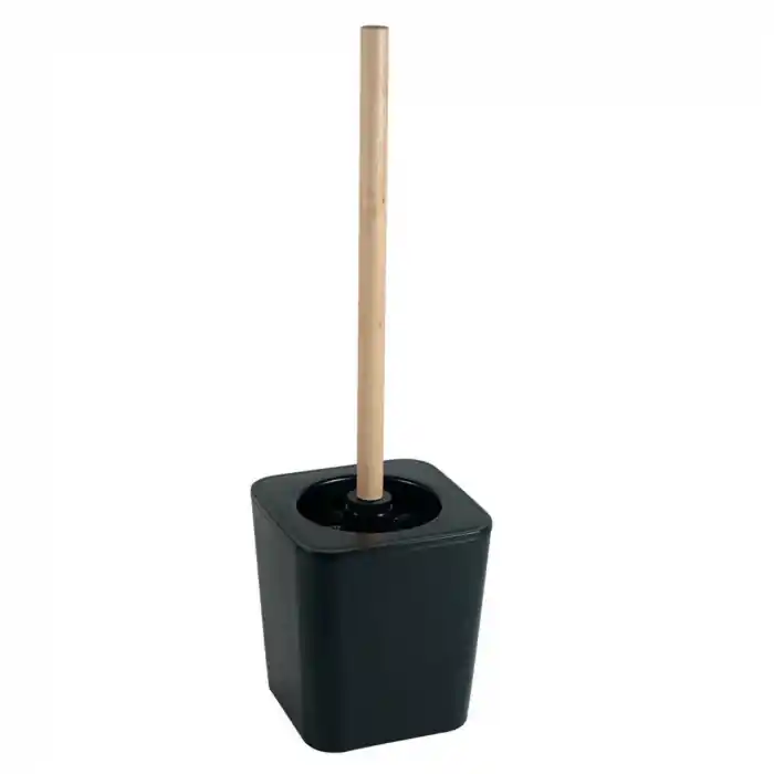 Retur gratuit | Perie pentru WC , Negru, Plastic, 38 cm - OEM
