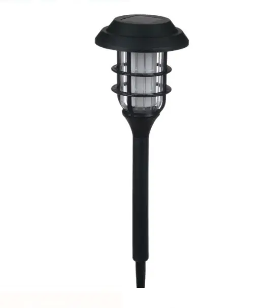 Preț redus | Lampa Led solara, Plastic, Negru, 43 cm - OEM