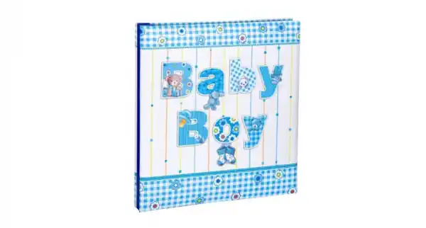 Ofertă specială - Album Foto Baby, design ursuleti, Albastru, 22x28 cm, AMA - OEM