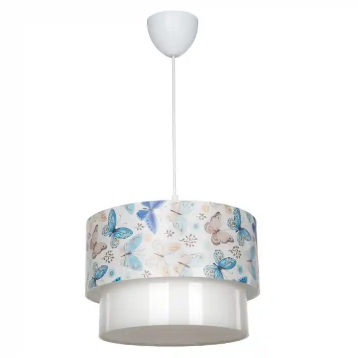 Lustra tip pendul pentru copii, design Fluturi, ajustabila pe inaltime, 80 cm, AMA - OEM - Până la epuizarea stocului