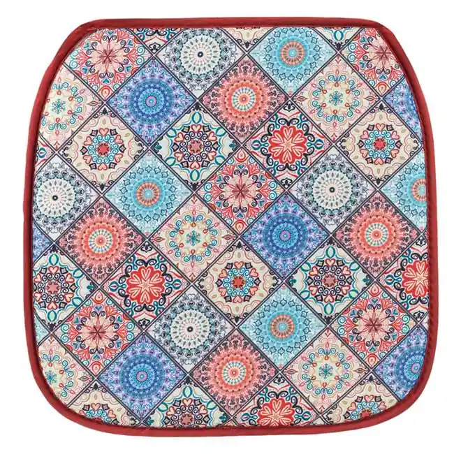 Perna pentru scaun cu model floral,multicolor,39x39x2.5cm - OEM | Cumpără acum