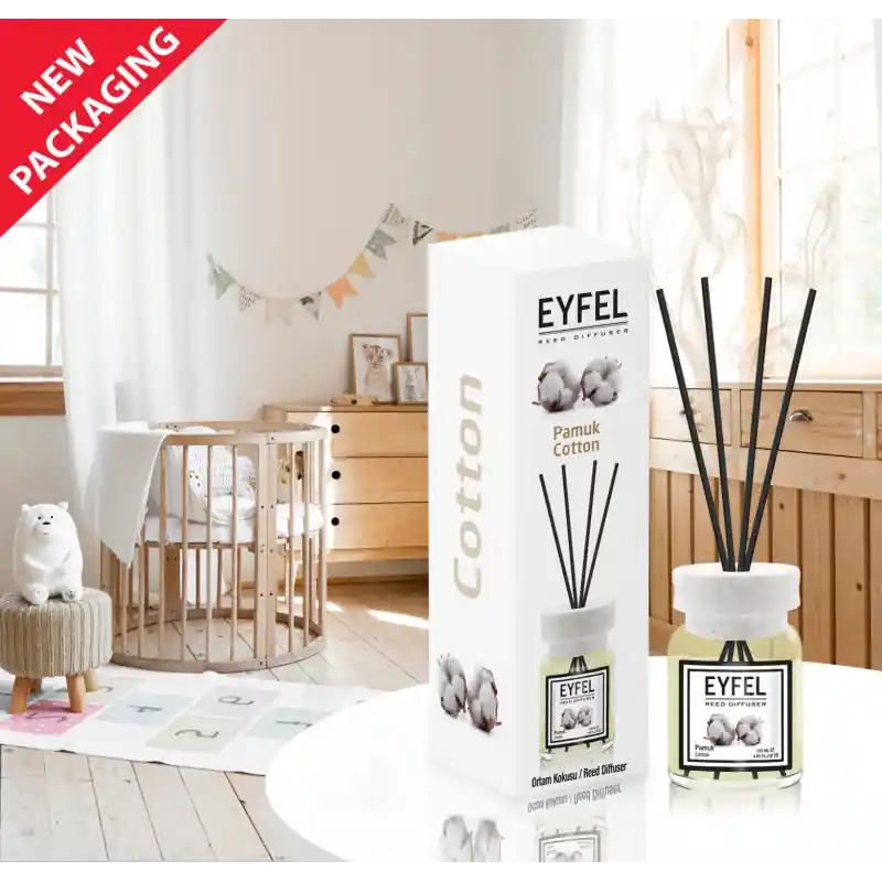 Odorizant camera cu betisoare, aroma bumbac 120 ml,Eyfel - Eyfel | Acum disponibil