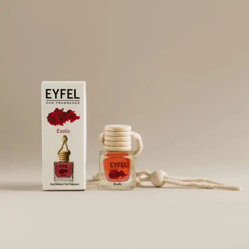 Odorizant Auto Eyfel Exotic 10ml cu snur pentru agatare - Eyfel - Produs premium