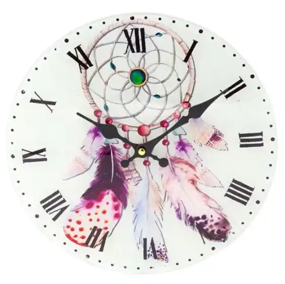 Ceas decorativ cu model Dreamcatcher AMA - OEM - Preț redus