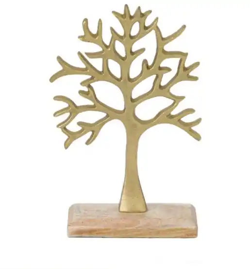 Economisește mai mult | Decoratiune pentru birou , Design Copac, Auriu - OEM