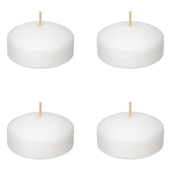 Au mai rămas puține bucăți | Lumanari decorative plutitoare cu parfum de patchouli, 5x2 cm - 4 buc - OEM