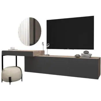 Set mobilă living Arta Mobilei Living Gray G02 (AM113) - Produs popular