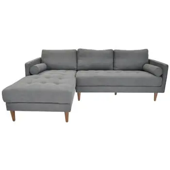 Promoție limitată - Canapea Deco City Stinga Dark Grey