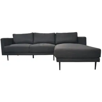 Canapea Deco Era Dreapta Dark Grey | Calitate excelentă