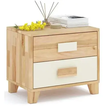 Noptieră Klen Rainbow (470x550x400) (Ivory) fag | Livrare rapidă