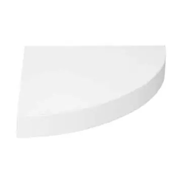 Retur simplu | Raft decorativ 5five 55783 Raft de colt Fixy 25x25x3.8cm, alb