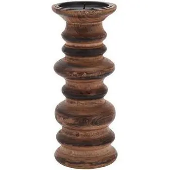 Lumânare Holland 48278 NVT Подсвечник дерево манго 24x10cm | Selecție de top