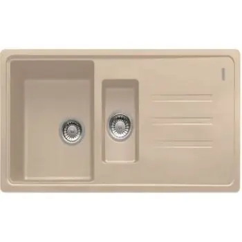 Premium | Chiuvetă bucătărie cu bateria Franke 114.0531.836 Sinthetic Sinks BSG 651 3 1/2" WWK REV WOF OA Po