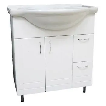 Produs apreciat - Dulap pentru lavoar Aquaplus Clasic 75 cu lavoar 7075