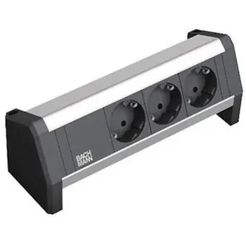 Economisește - Prelungitor electric BACHMANN 339.1002 Modul desk 3xSchuko negru