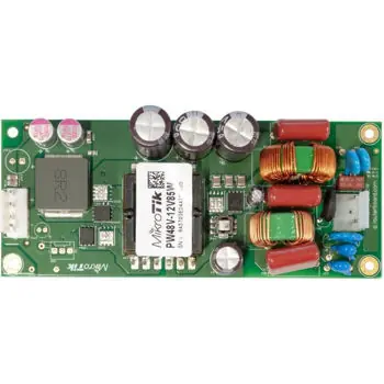 Adaptor electric MikroTik PW48V-12V85W, ±48V Open frame Power supply with 12V 7A output, for new r2 CCR revisions - Produs nou lansat