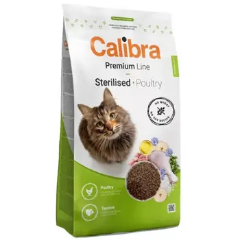 Hrană pentru animale de companie Calibra Cat Premium Line Sterilised Poultry 10kg | Produs nou