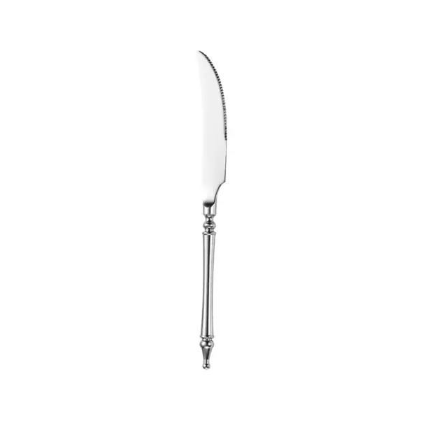 Cuțit de masă din oțel inoxidabil stil francez Elegant set de tacâmuri pentru bucătărie Cuțit de lux pentru feluri principale tacâmuri stilate | Retur gratuit