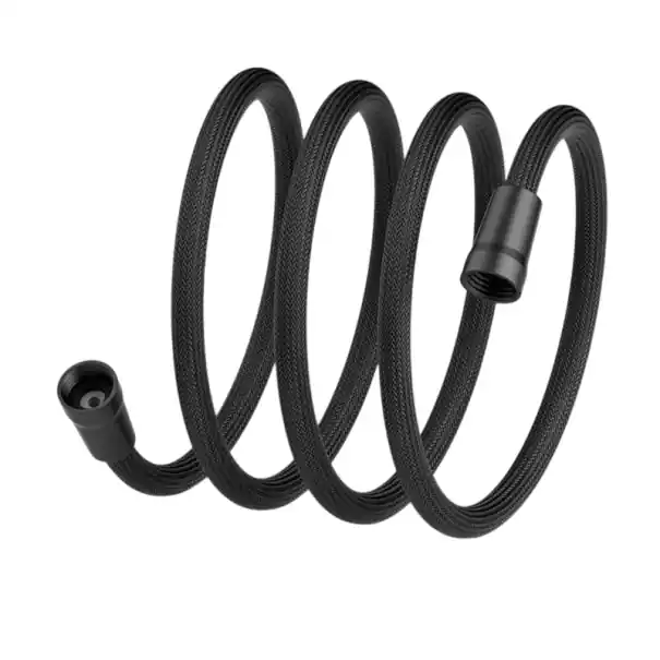 Hose de duş din nylon 2 m rezistentă cu rezistenţă mare la îndoire şi tracţiune, economică cu filet G1/2, diametru 15 mm pentru baie la duş | Calitate profesională