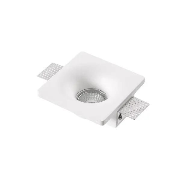 Acum disponibil - Lampa de tavan din gips nv1003 GU10 încastrată fără ramă 120x120mm lumină albă rece iluminat de tavan