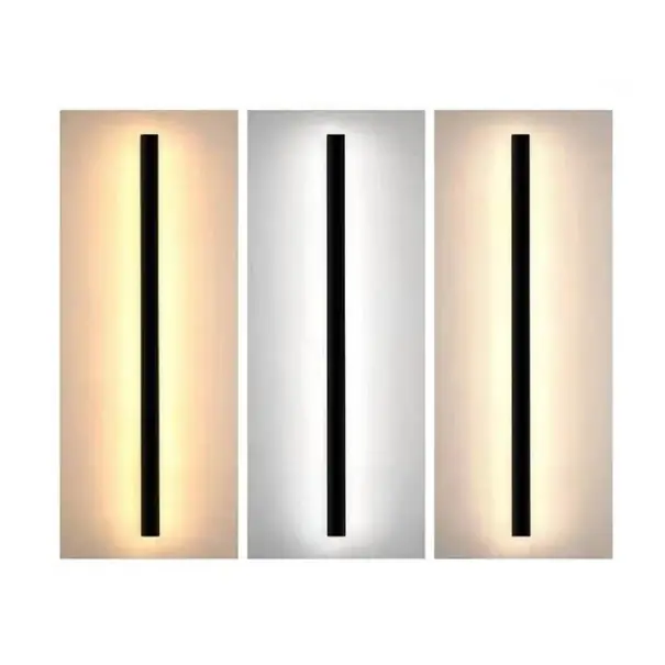 Noutate în gamă | LED aplice exterioară liniară lampă modernă 240 cm 90 W dimabilă cu culoare a luminii ajustabilă neagră impermeabilă pentru fațadă