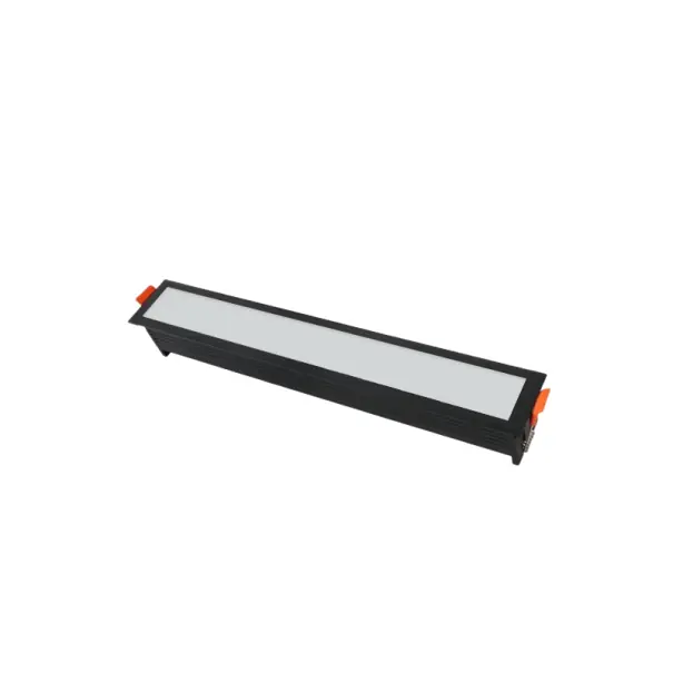 Noutate în gamă - Lumină de plafon LED liniară 20W alb rece 6000K iluminat încastrat 285 mm lumină metalică pentru hol