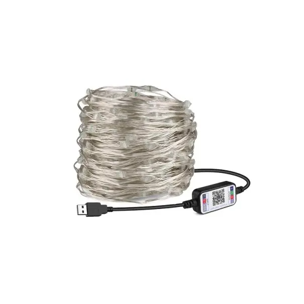Produs nou lansat - Lumini cu LED-uri pe bluetooth 5 m 50 LED-uri