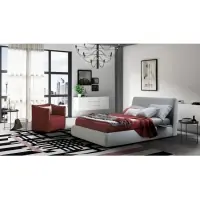 Pat tapitat Break cu somiera si husa detasabila 180x200cm | Produs apreciat